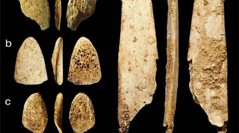 Manufatti ossei dell'uomo di Neanderthal