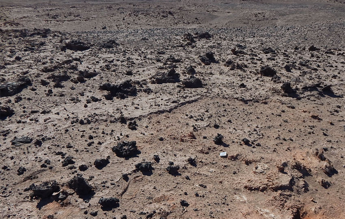 Re rocce vetrificate nel deserto di Atacama