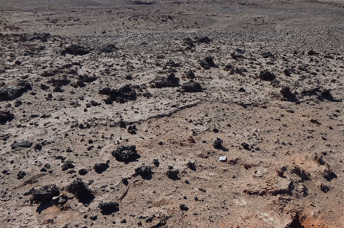 Re rocce vetrificate nel deserto di Atacama