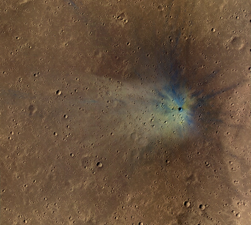 Il campo di crateri secondari nei pressi di Corinto