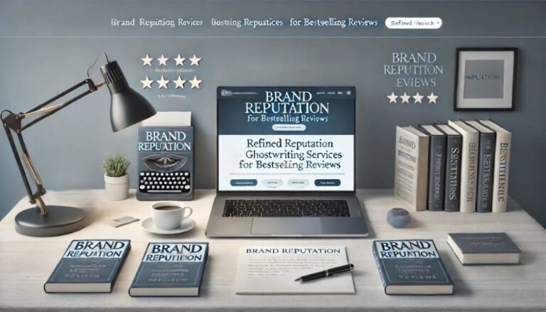 DALL·E-2024-07-16-16.17.36-A-refined-version-of-a-website-homepage-design-for-a-brand-reputation-company-focusing-on-ghostwriting-services-for-bestselling-reviews.-The-layout-i